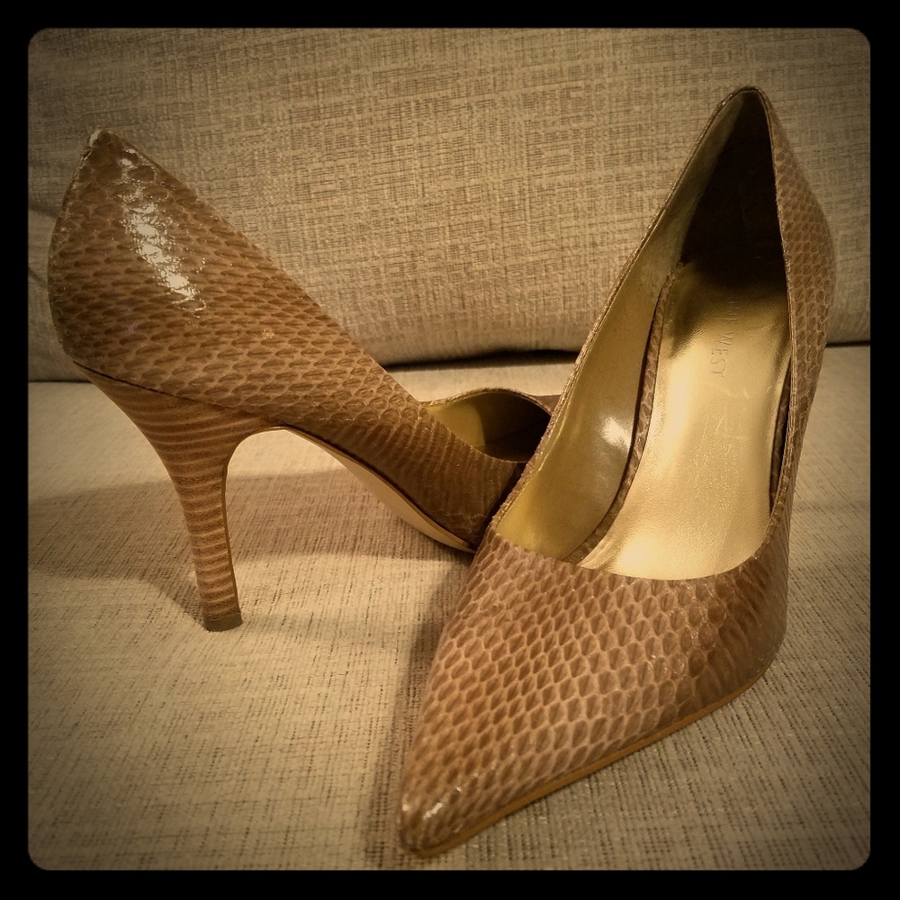 Nine West Barbe Light Natural Heels